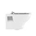 Crosswater MPRO Matt Black / Kai Toilet + Concealed WC Cistern with Wall Hung Frame profile small image view 2 