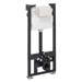 Crosswater MPRO Matt Black / Kai Toilet + Concealed WC Cistern with Wall Hung Frame profile small image view 4 