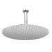 Cruze Large 400mm Thin Round Shower Head + Ceiling Mounted Arm profile small image view 3 