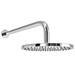 Cruze 200mm Fixed Round Shower Head + Wall Mounted Arm profile small image view 2 