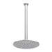 Cruze Ultra Thin Round Shower Head with Vertical Arm - 200mm profile small image view 3 