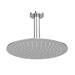 Cruze Ultra Thin Round Shower Head with Short Vertical Arm - 300mm profile small image view 3 
