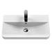 Cruze 600mm Curved Gloss White Vanity Unit profile small image view 4 