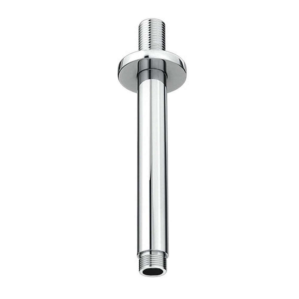 Cruze Round 150mm Vertical Shower Arm Chrome Victorian Plumbing UK