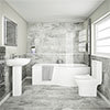 Cruze Modern Shower Bathroom Suite profile small image view 1 