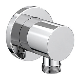 Cruze Round Chrome Plated Brass Outlet Elbow