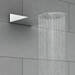 Cruze Modern Shower Package (Fixed Head, Round Handset + Overflow Bath Filler) profile small image view 2 