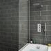 Cruze Modern Shower Package (Fixed Head, Round Handset + Overflow Bath Filler) profile small image view 4 