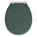 Chatsworth Traditional Green Semi-Recessed Vanity Unit + Toilet Package profile small image view 5 