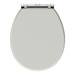 Chatsworth Traditional Grey Semi-Recessed Vanity Unit w. Matt Black Handles + Toilet Package profile small image view 4 