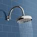 Lancaster Round Concealed Dual Thermostatic Shower Valve with 8" Head & Round Curved Arm profile small image view 3 