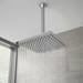 Orion Chrome Shower Package with Concealed Valve + Square Ceiling Mounted Head profile small image view 2 