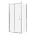 Chatsworth Traditional 1000 x 700mm Sliding Door Shower Enclosure without Tray profile small image view 4 