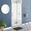 Chatsworth Traditional 1000 x 1850 Sliding Shower Door profile small image view 1 