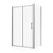 Chatsworth Traditional 1200 x 800mm Sliding Door Shower Enclosure without Tray profile small image view 4 