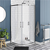Chatsworth Traditional 800 x 800mm Quadrant Shower Enclosure profile small image view 1 