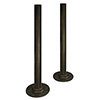 Arezzo 180mm Rustic Brass 15mm Pipe Kit for Radiator Valves profile small image view 1 