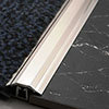 Tile Rite 2600mm Carpet to Tile Trim - Silver profile small image view 1 