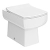 Cubo Back to Wall Pan with Soft Close Slimline Seat profile small image view 1 