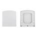 Cubo Back to Wall Pan with Soft Close Seat profile small image view 2 
