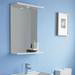 Cove White Illuminated Mirror (550mm Wide) profile small image view 3 