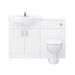 Cove 1150mm Vanity Unit Cloakroom Suite (Gloss White - Depth 300mm) profile small image view 4 