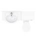 Cove 1150mm Vanity Unit Cloakroom Suite (Gloss White - Depth 300mm) profile small image view 6 
