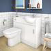 Cove White 450mm Vanity Unit (Flat Packed) profile small image view 3 