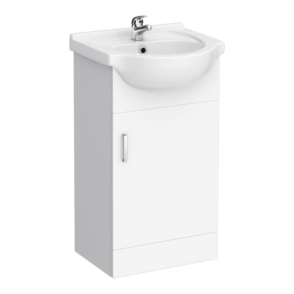 Cove White 450mm Vanity Unit (Flat Packed)