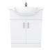 Cove White 650mm Vanity Unit (Flat Packed) profile small image view 4 