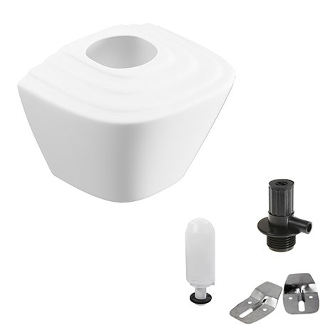 Cove 4.5 litre Ceramic Auto Cistern For 1 Urinal