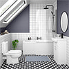 Cove Small Shower Bath Suite profile small image view 1 