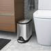 simplehuman 10 Litre Butterfly Pedal Bin - Brushed Steel - CW1899 profile small image view 5 