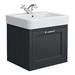Chatsworth Wall Hung Graphite Vanity with Chrome Handle & Low Level Toilet profile small image view 4 