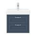 Chatsworth Traditional Blue 560mm 2 Drawer Wall Hung Vanity profile small image view 5 