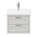 Chatsworth Traditional Grey 560mm 2 Drawer Wall Hung Vanity profile small image view 4 
