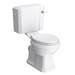 Chatsworth Traditional White Cloakroom Suite (Vanity Unit + Close Coupled Toilet) profile small image view 5 