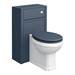 Chatsworth White Marble Traditional Blue Vanity Unit + Toilet Package profile small image view 2 