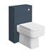 Chatsworth White Marble 810mm Traditional Blue Vanity Unit + Toilet Package profile small image view 3 