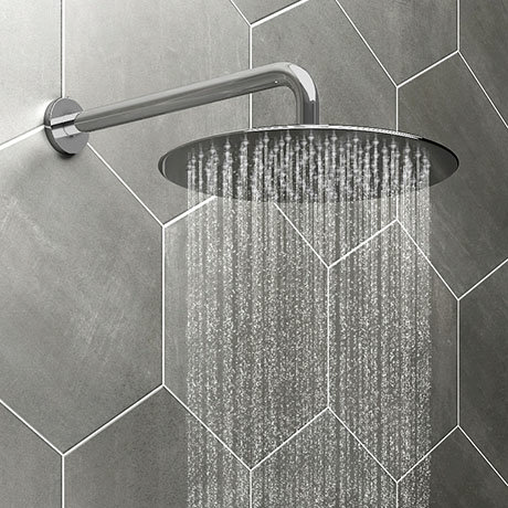 Cruze 300mm Ultra-Thin Round Shower Head with Shower Arm