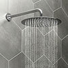 Cruze 300mm Ultra-Thin Round Shower Head with Shower Arm profile small image view 1 