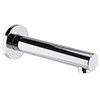 Cruze Chrome Round Wall Mounted Straight Bath Spout profile small image view 1 