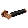 Cruze Black + Rose Gold Modern Cistern Lever profile small image view 1 