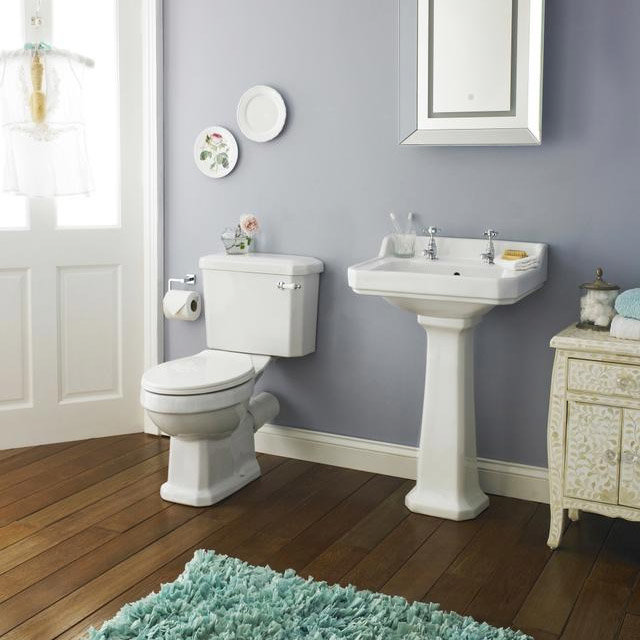 Carlton Bathroom Suite With Reef Corner Bath Victorian Plumbing