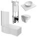 Casca Wall Hung Bathroom Suite profile small image view 5 