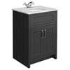 Chatsworth Graphite 610mm Vanity with Marble Basin Top Small Image