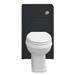 Chatsworth Traditional 500mm Graphite Toilet Unit + Pan profile small image view 3 