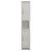 Chatsworth Traditional Grey Tall Cabinet profile small image view 2 