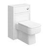 Chatsworth 500mm Traditional White Toilet Unit Only profile small image view 1 