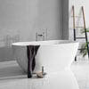 Clearwater Formoso ClearStone Gloss White Bath profile small image view 1 